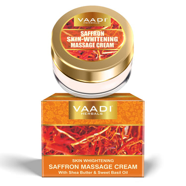 Vaadi Herbals Skin Whitening Safrron Massage Cream - 25 gms